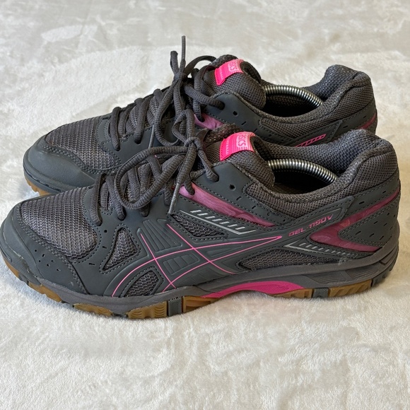 ASICS Gel-1150V Volleyball Shoe Womens Size 9 Gray & Pink Athletic Sneaker - Picture 6 of 11